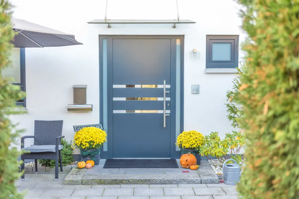 porte en aluminium